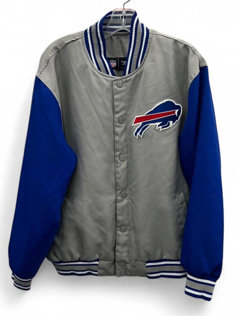 Mens NFL Apparel Buffalo Bills Varsity Jacket size Large